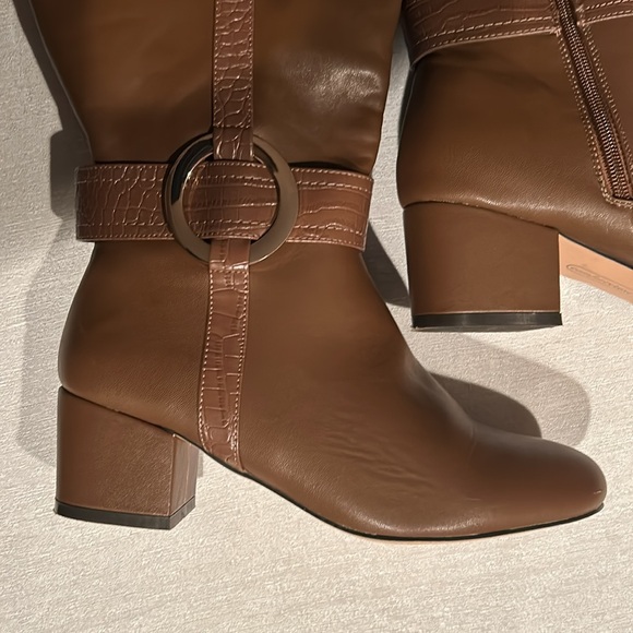 Comfort View Women’s Wide Width Vale Calf Boot Tall Knee High Size 9 Like new - Picture 6 of 16